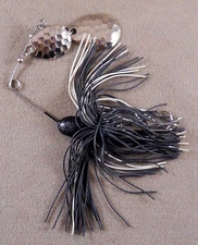 Bass Fishing Lure Spinnerbait DR Double Hook Double Spin (DHS-05) Living Rubber