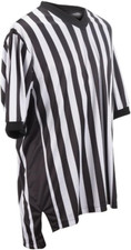 Camisa de árbitro de baloncesto con panel lateral profesional de Honig's | B19