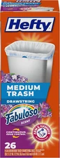 Medium Trash Bags, Fabuloso Scent, 8 Gallon, 26 Count