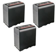 Kastar BP-U66 Battery 3-Pack for Sony BP-U90 BP-U65 BP-U60 BP-U30 Fully Decoded