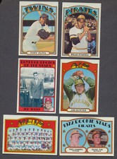 1972 Topps Baseball Singles ( You Pick ) # 258-450