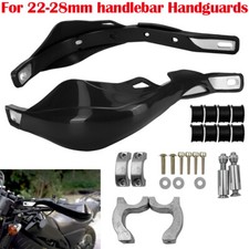 For 22mm-28mm Motorcycle Handguards Hand Guards Protectors 1Pair Black Universal