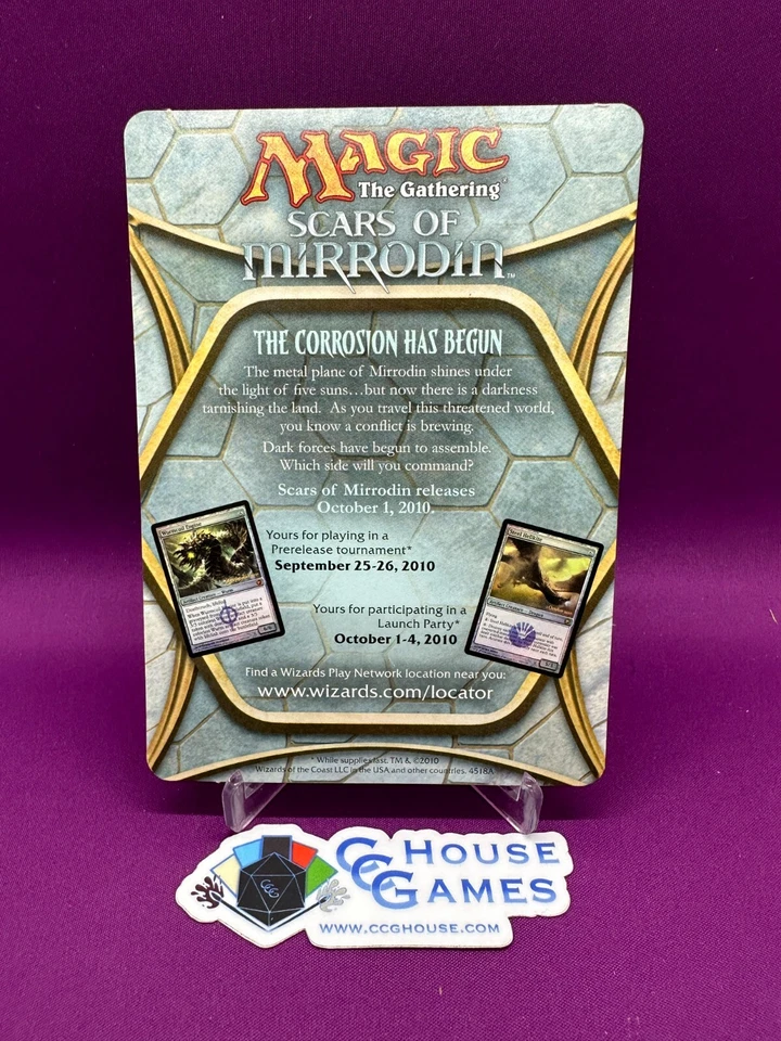 Wurmcoil Engine Scars of Mirrodin Magic Player Rewards Promo Oversize *CCGHouse* - Image 2 of 4