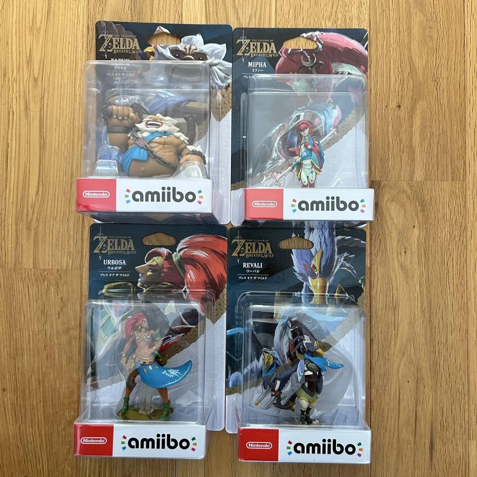 Набор героев The Legend Of Zelda: Breath Wild 4 Amiibo - Изображение 2 из 4