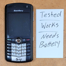 BlackBerry Pearl 8110 - Titanium Gray  AT T  Rare Smartphone -Tested / No Batt