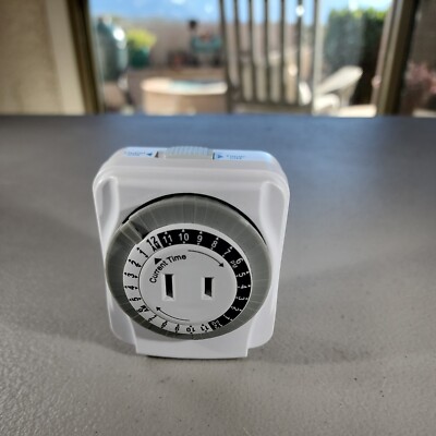 Prime 24-Hour Timer 1-Outlet Wall Tap Easy Access Outlet TNI241111