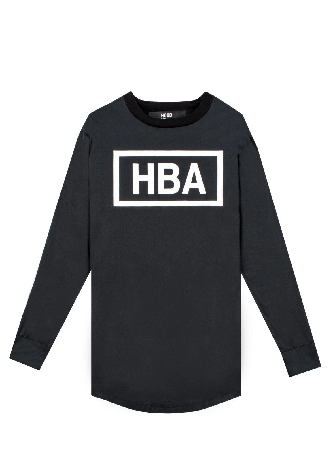 HBA (HOOD BY AIR) Camicia a scatto con cappuccio HBA di Air Box logo nera taglia XS
