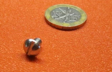 Round Head Zinc Steel Slotted Machine Screw 8-32 x 1/4" Length 400 Pcs