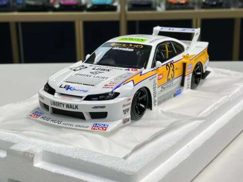 Topspeed 1:18 Nissan S15 LB Super Silhouette car model(In Stock