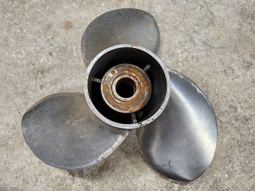 14" X 12P QUICKSILVER SS PROPELLER, 48-17312-12, MERCURY VENGEANCE STYLE, P8753 - Bild 3 von 13