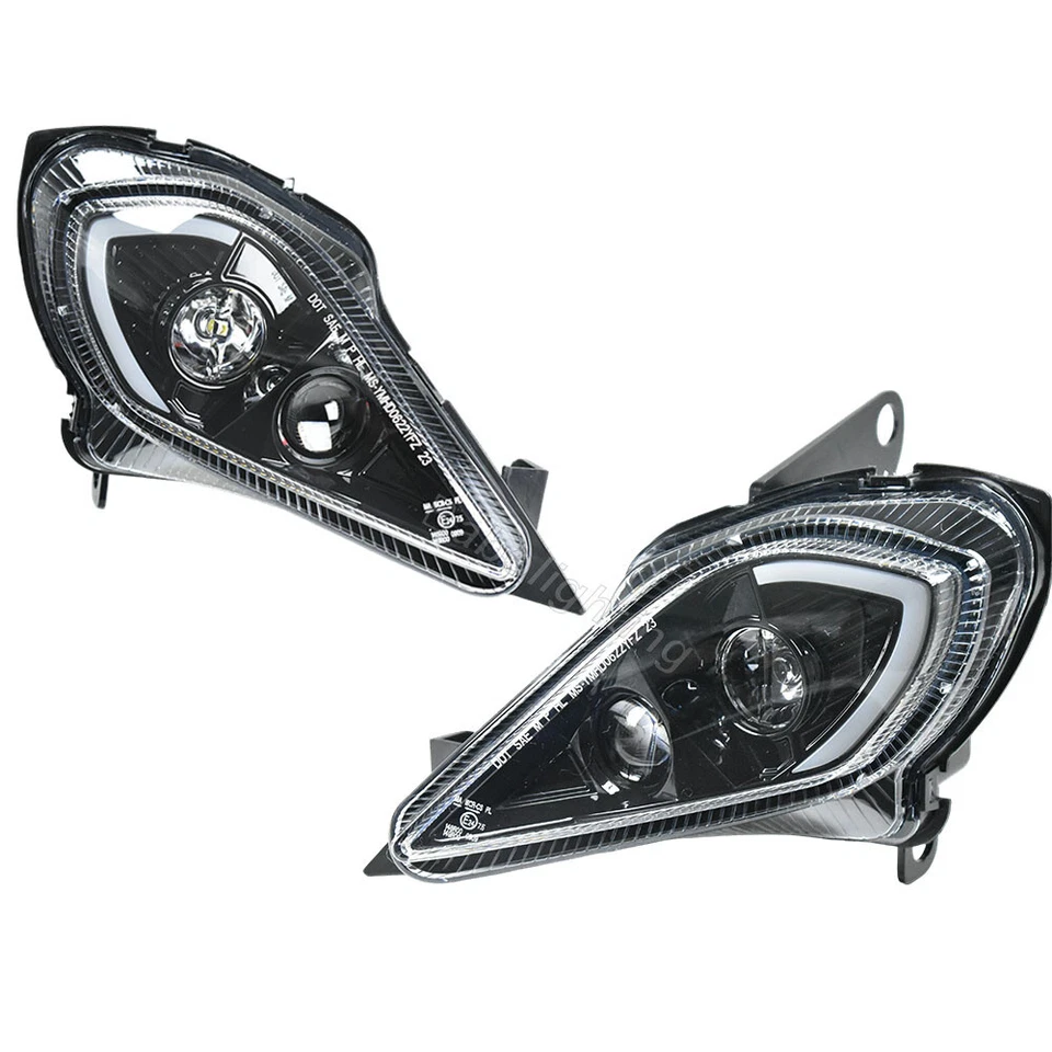 LED Headlights Set DRL Lamp For YAMAHA YFZ 450 450R 450X RAPTOR 250 350 700 700R - Image 2 of 4