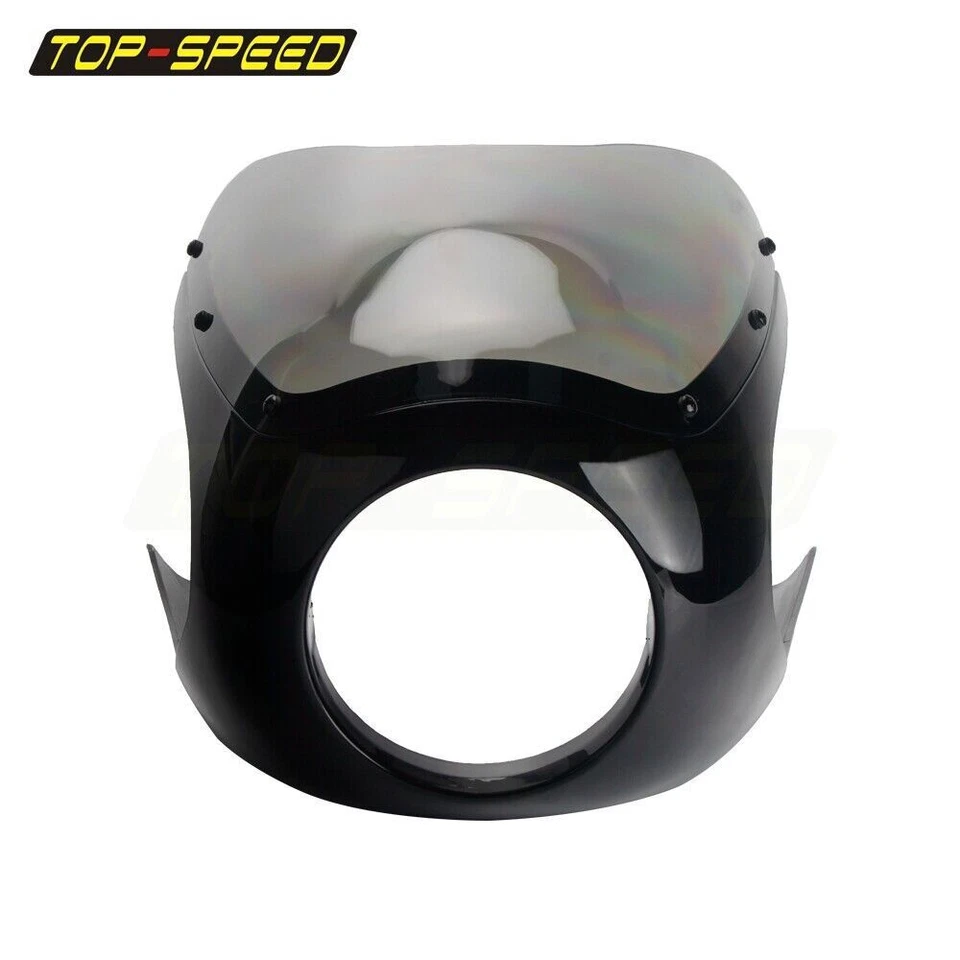 Cafe Racer Style Half Headlight Fairing Honda CB CM Yamaha XJ XV Suzuki GN GR GS - Image 3 of 4