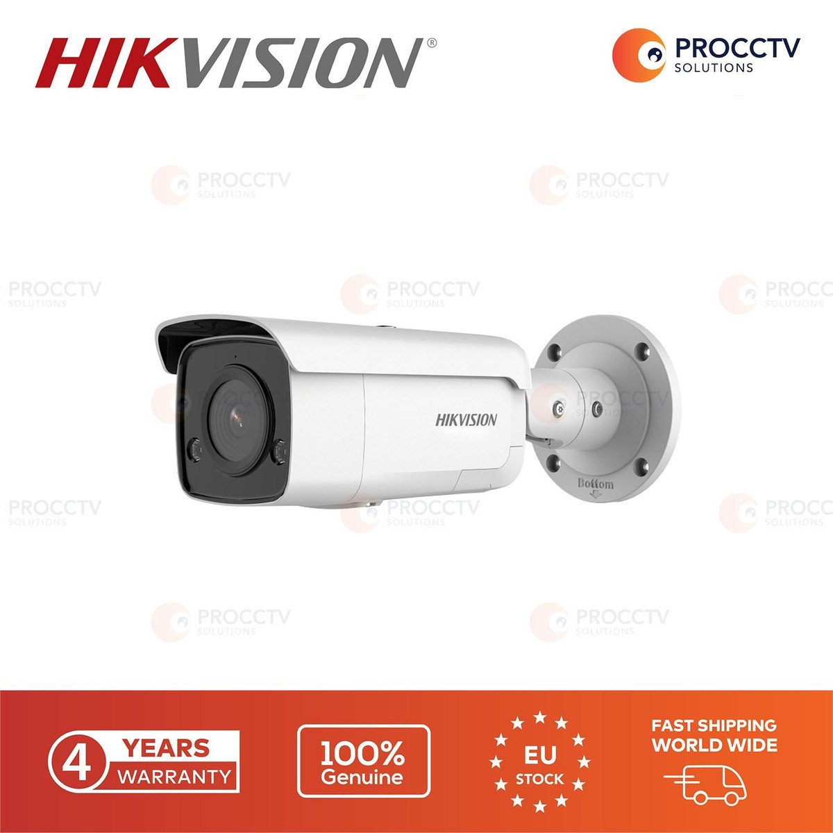 Hikvision Bullet DS-2CD2T46G2-ISU/SL F4 (black, 4 MP, 60 M. IR, AcuSense