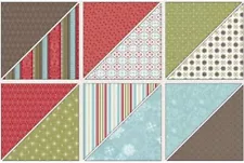 Stampin' Up! SKI SLOPE Designer Series Paper - (12) 6x6 Sheets