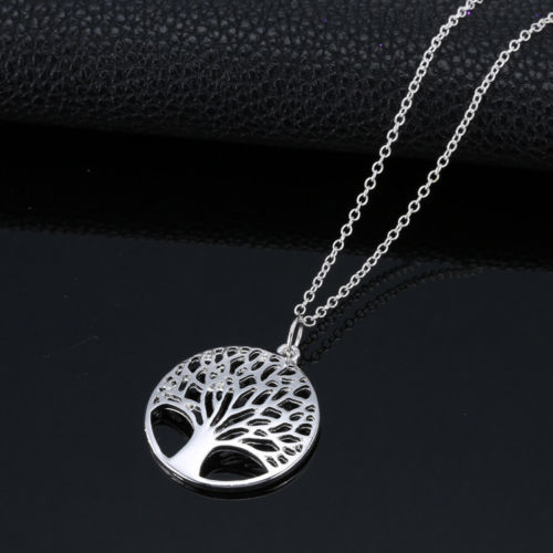 Elegant 925 Sterling Silver Tree of Life Charm Fashion Charm Pendant ...