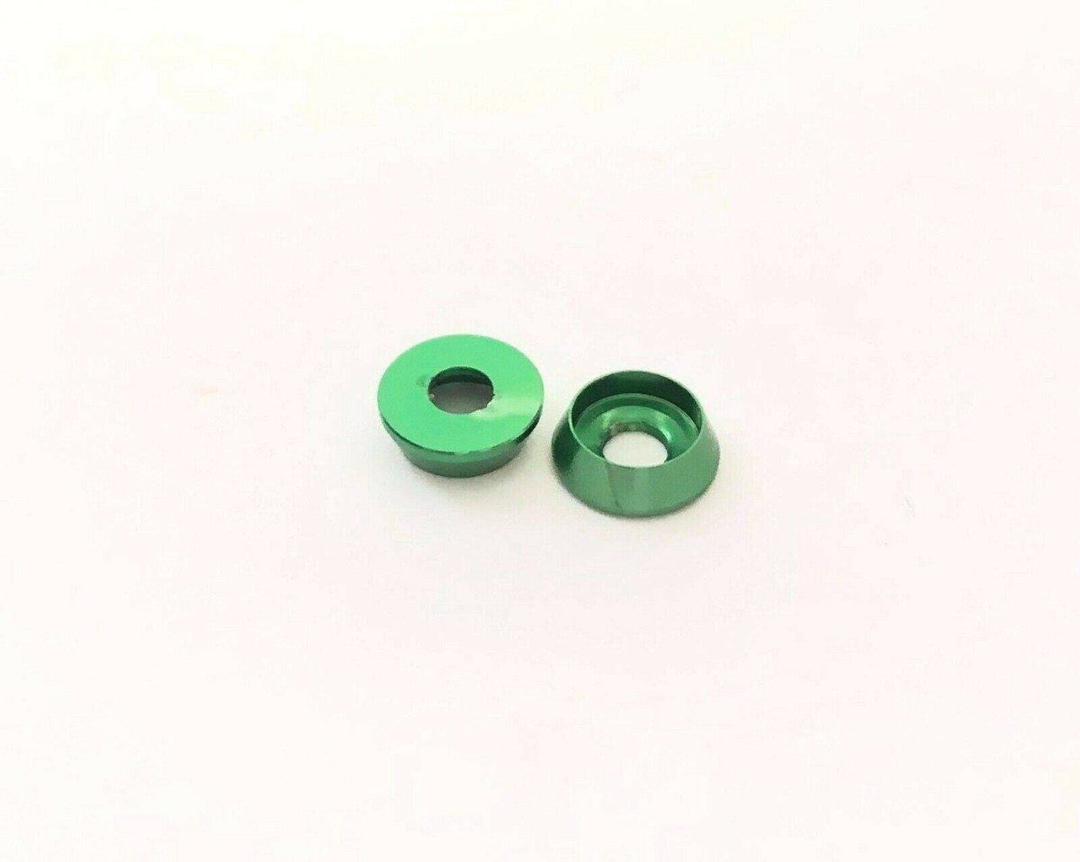 20 Pcs M3x8x2mm Aluminum Alloy Washers - Anodized Orange Hex Socket Screw Gaskets