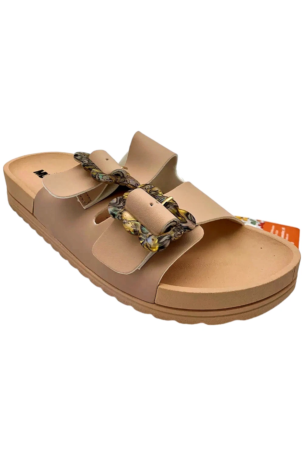 Muk Luks Double Buckle Slide Sandals Sandals Isla Blush