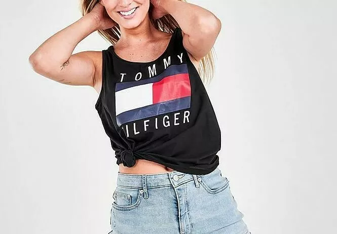 Tommy hilfiger crop clearance top ebay