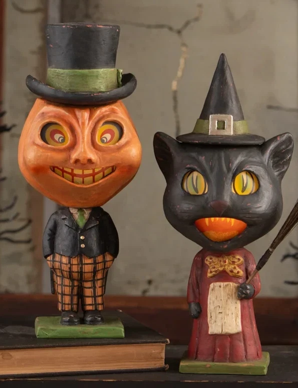 Bethany Lowe Halloween Catrina Whisker Black Cat Witch-10.25''H-New 2025! - Image 3 of 3