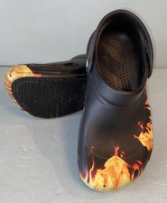 flame bistro crocs