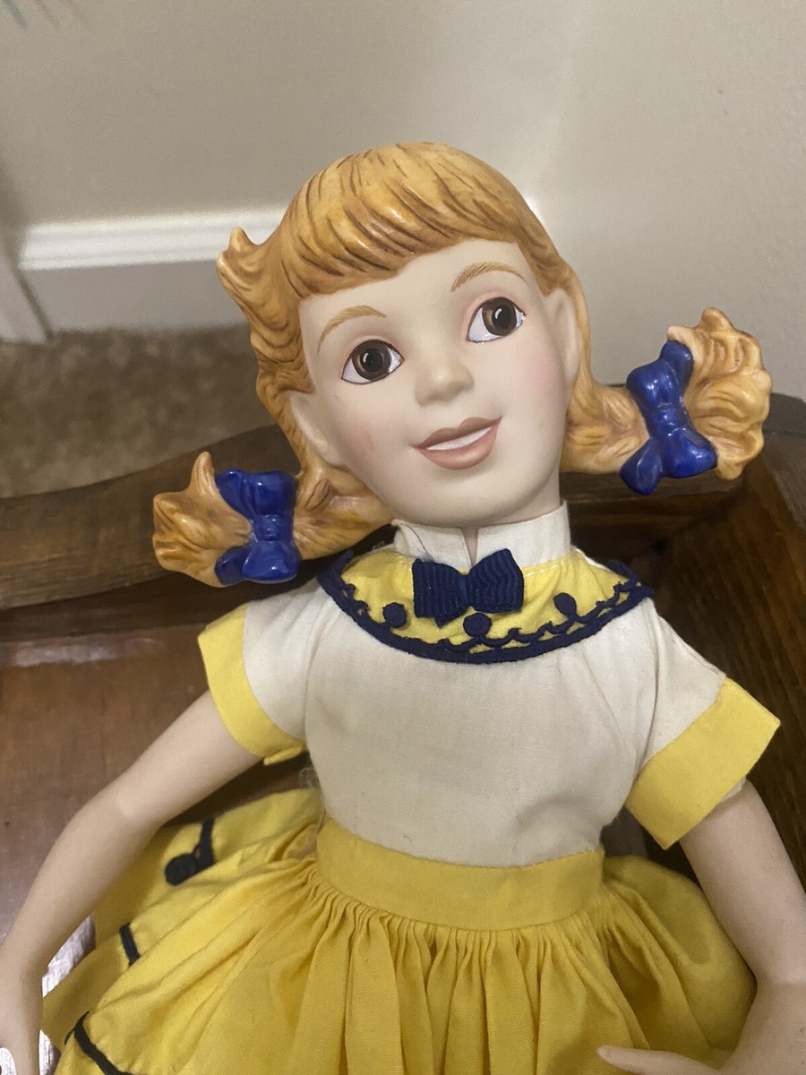 Franklin Heirloom Porcelain Doll Morton Thiokol Girl Vintage 1985