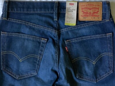 Levi's Men's 541 0614 ATHLETIC FIT 30x32 ~ Burch Blue ~ ADV FLEX STRETCH NWT $70