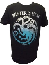 New Game of Thrones GOT "Winter is Here" Mens S-M-L-XL-2XL Licensed Shirt