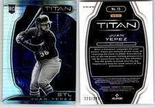Juan Yepez 2022 Chronicles Titan Hyper Prizm #15 /299 Cardinals Nationals RC