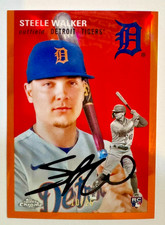 2023 Topps Chrome Platinum Anniversary Orange Refractor /25 Steele Walker