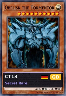 Obelisk der Peiniger CT13-002 GD DE Yu-Gi-Oh