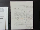 146th New York Inf. officer letter fellow soldier taken prisoner at Wilderness