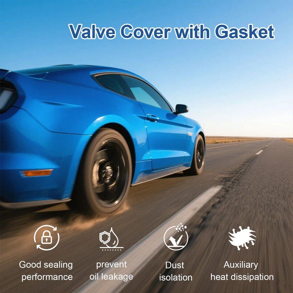 Valve Cover & Cap for 04-06 Chevrolet Colorado GMC Canyon Hummer H3 i-350 3.5L - Изображение 3 из 4