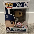 Funko Pop MLB #51 Seattle Mariners Ichiro Suzuki T-Mobile Park SGA 2019 Batting