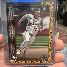 2025 Topps Series 1 - Max Schuemann #305 Team Color A’s