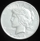 1934-S Peace Dollar - Extra Fine~