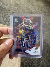 2025 Panini Donruss Optic - Light It Up Jalen Milroe #6 Black Pandora Prizm /149