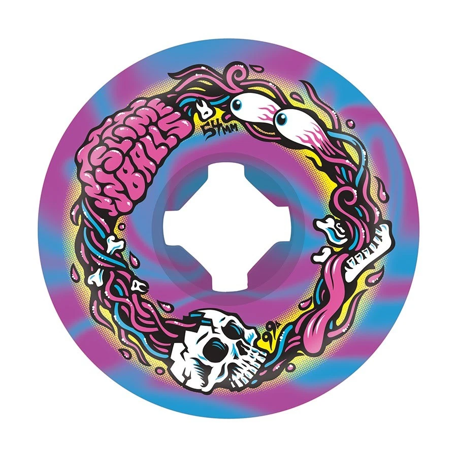 Santa Cruz Slime Balls Brains Skateboard Wheels