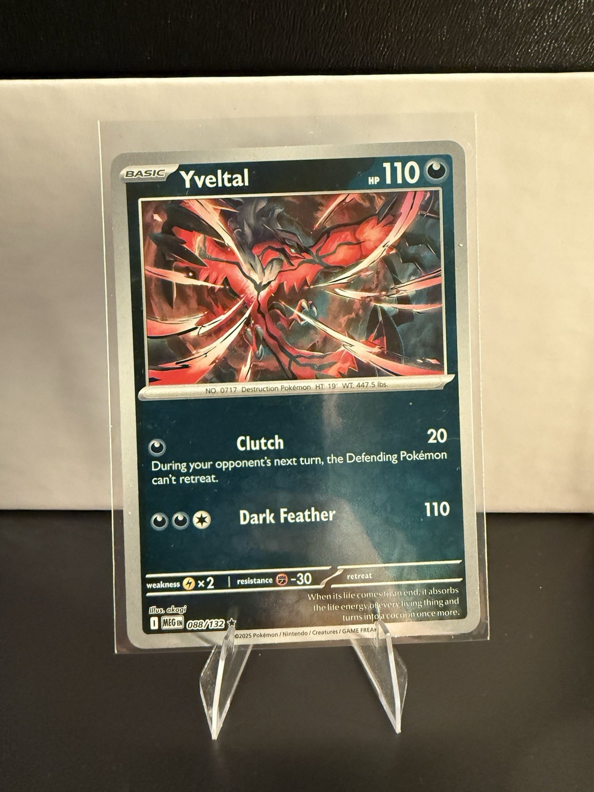 Yveltal 088/132 Mega Evolution Reverse Holo Pokemon TCG