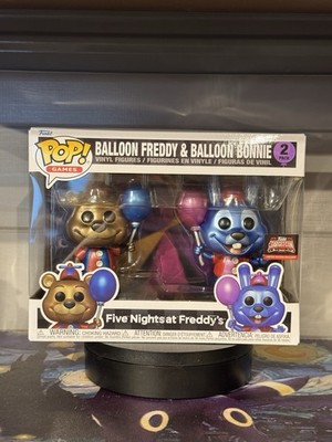 Funko Pop FNAF Balloon Freddy Bonnie Metallic 2-Pack Target con Exclusive