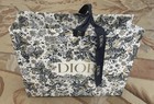 Christian Dior Luxury Gift Bag with Navy Ribbon – Floral Design Small Size New