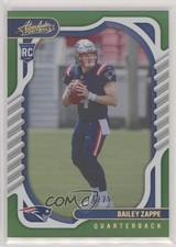 2022 Panini Absolute Rookies Spectrum Green /25 Bailey Zappe #129 0q84