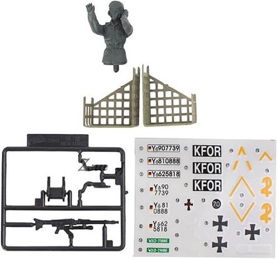 DIY Full Set for Heng Long 3809 1/24 Leopard A2 RC Tank