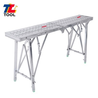 Folding Scaffolding 1.6m Adjustable Lift Height Work Platform Scaffold Portable
