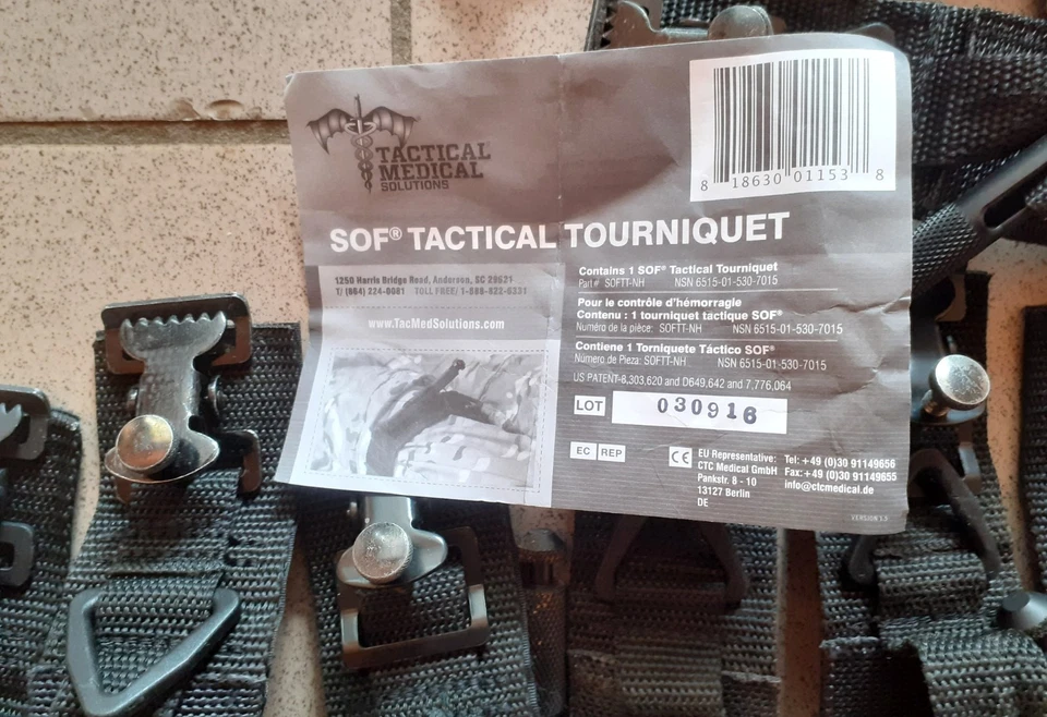 GARROT Tourniquet Sof Tactical US ARMEE MILITAIRE - Photo 3/4