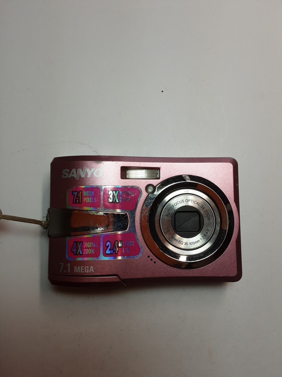 Sanyo Xacti VPC-E760 7.1MP Digital Camera - Pink for sale online