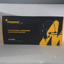 Maono AU-PM421 USB Condenser MicrophoneSet w/ Boom Arm Open Box Ships USA