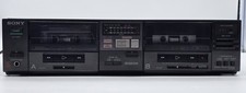 VTG Sony TC-W5 Stereo Double Cassette Tape Deck Dolby B/C NR High Speed Dubbing