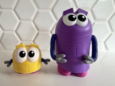 Mattel Fisher Price Storybots Bo Bing Yellow Purple Robot Figurines Rare