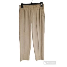 Women's a new day Khaki Colored Pleated Crop Sweatpants  Size XS