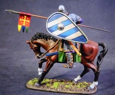 JohnJenkins designs NM-06B 1/30 scale Norman knight w/spear at ready mtd MIBoop